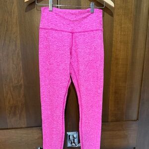 Alo Yoga Aloft Bright Pink High Waist leggings